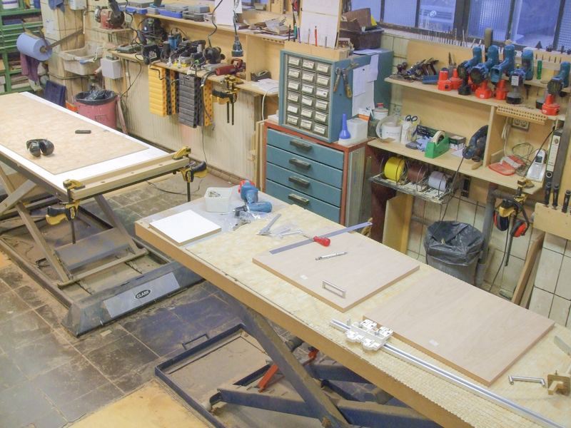 De werkplaats van Artifex Interieur in Leiden